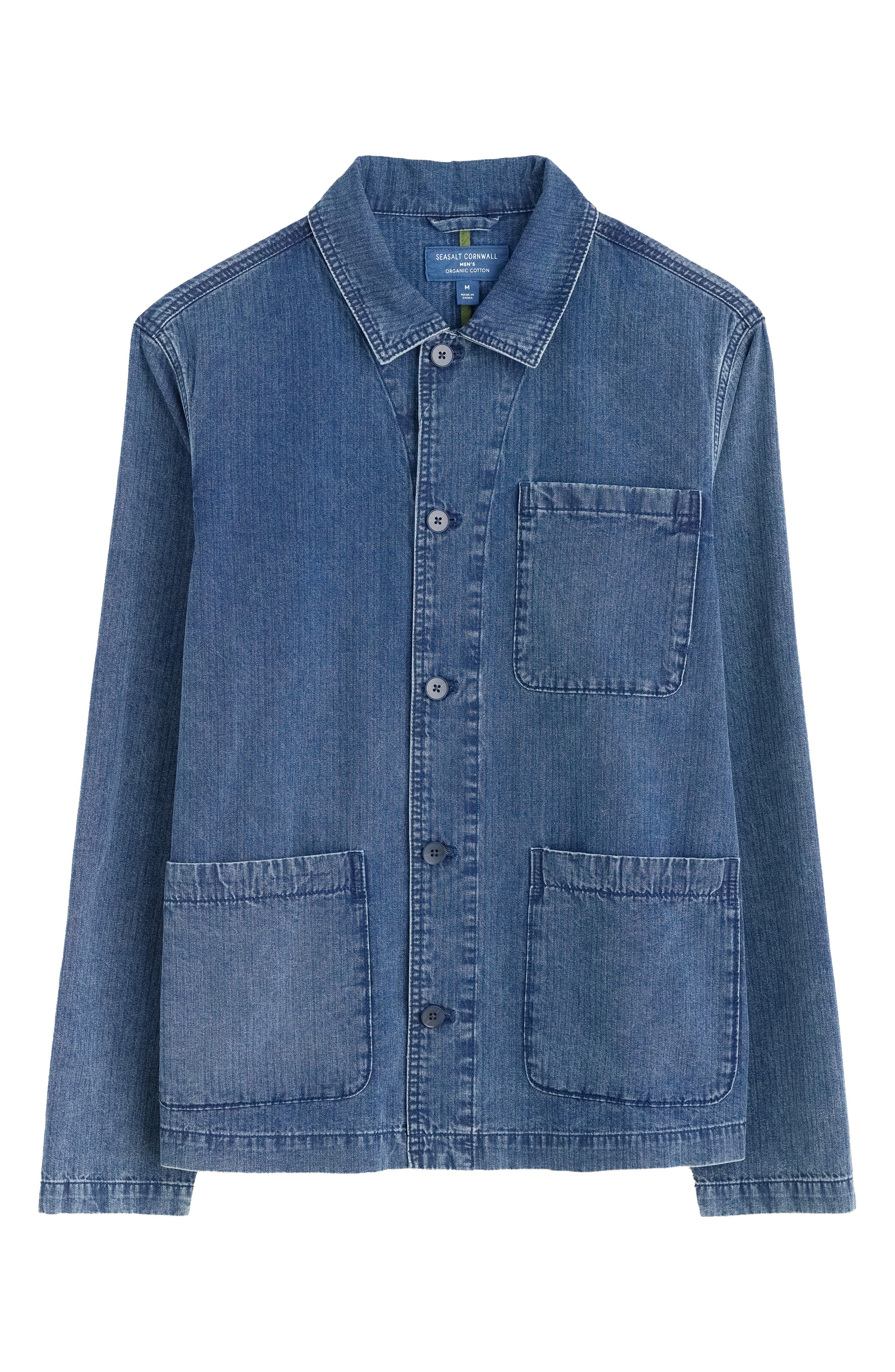 Seasalt Cornwall Tin Stream Denim Work Jacket — фото 3