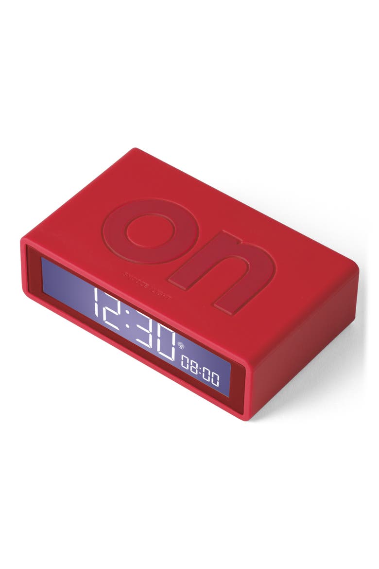 Flip+ Alarm Clock, Alternate, color, RED