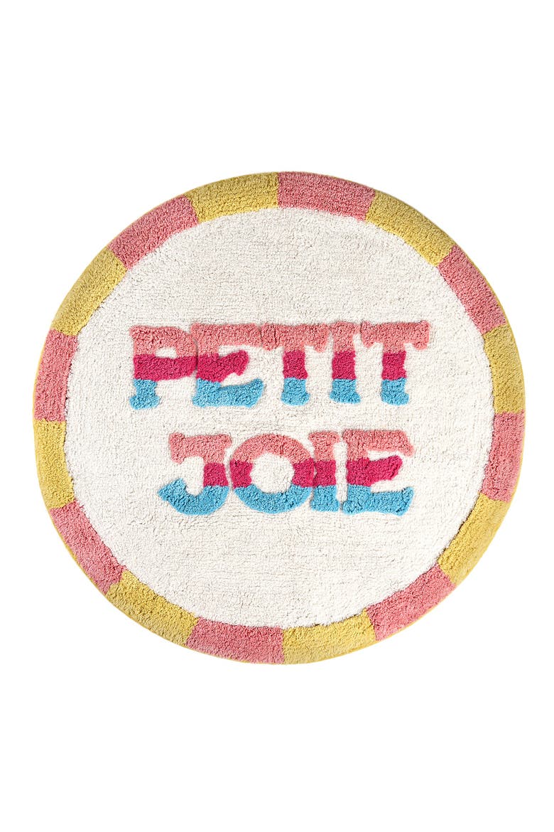Punjab Petit 100% Cotton Bath Mat 27.5" Spa-Inspired, Main, color, Ivory