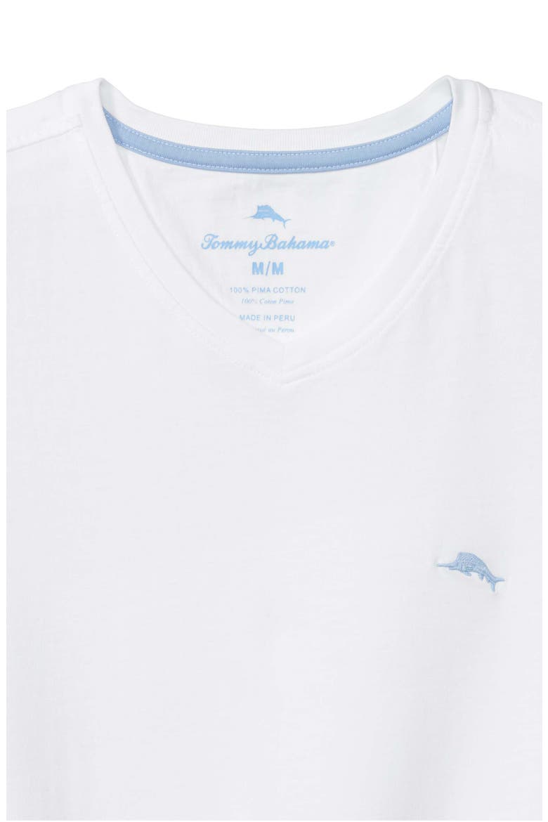 New Bali Skyline V-Neck T-Shirt, Alternate, color, WHITE
