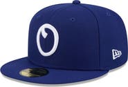 New Era Men's New Era Dark Blue Omaha Storm Chasers Theme Nights 59FIFTY Fitted Hat
