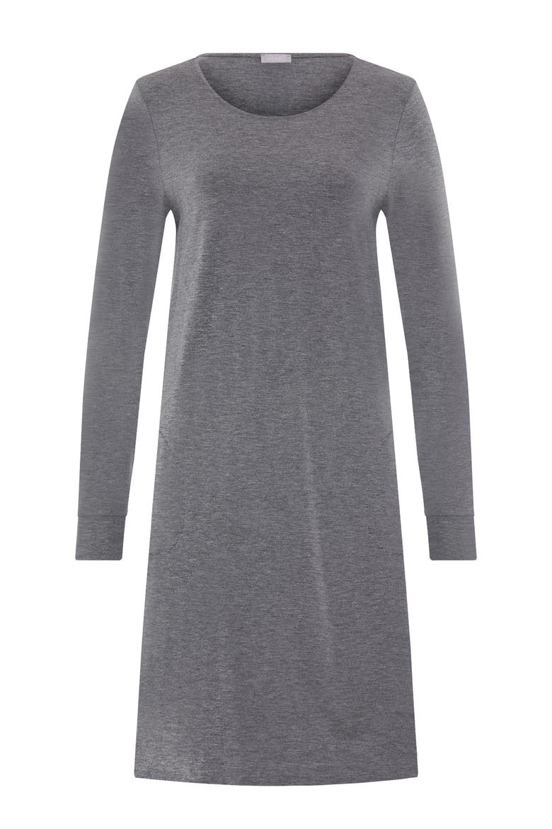 Natural Elegance Soft Jersey Nightgown, Main, color, Stone Melange