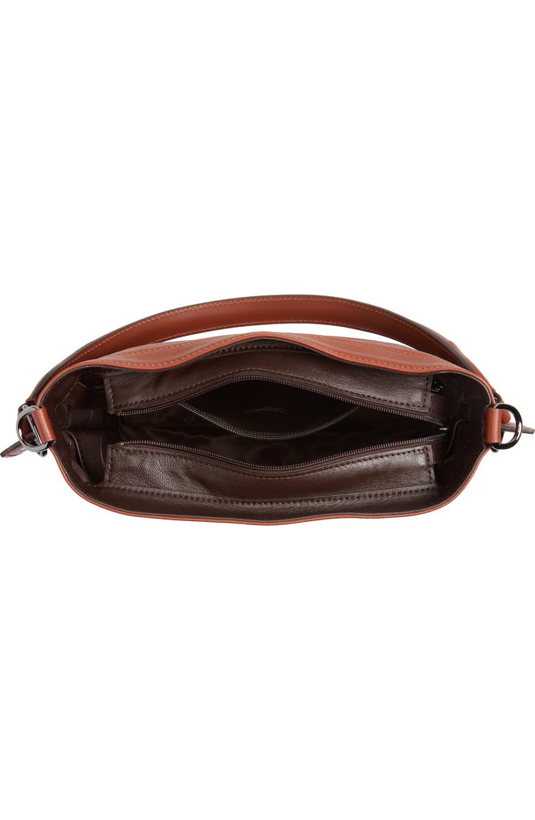 Longchamp 3D Leather Crossbody Hobo, Alternate, color,