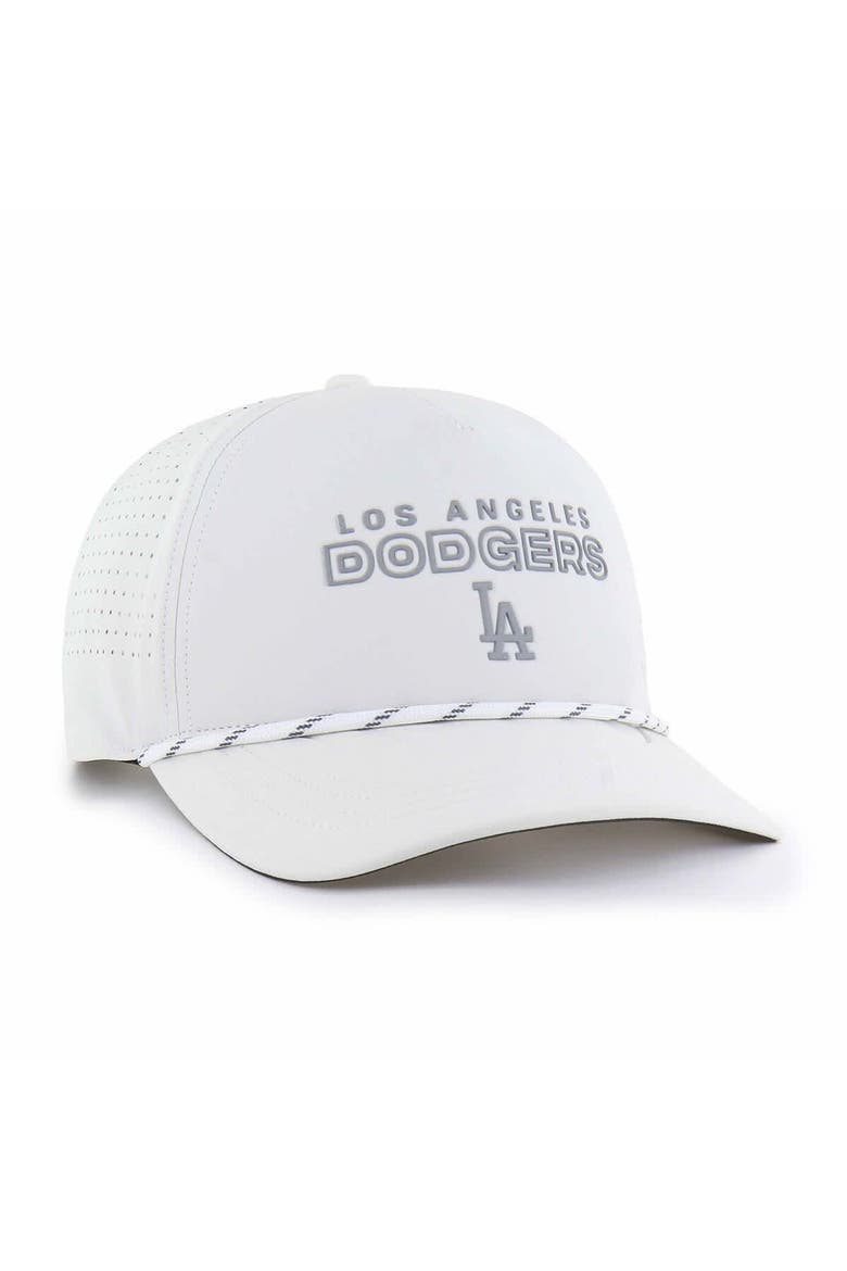 Men's '47  White Los Angeles Dodgers Forward Vault Hitch Adjustable Hat, Alternate, color, White