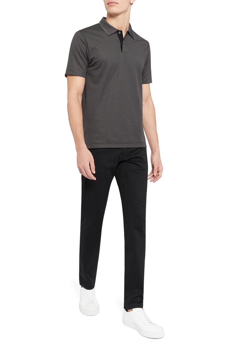 Theory Standard Short Sleeve Knit Polo, Alternate, color, 