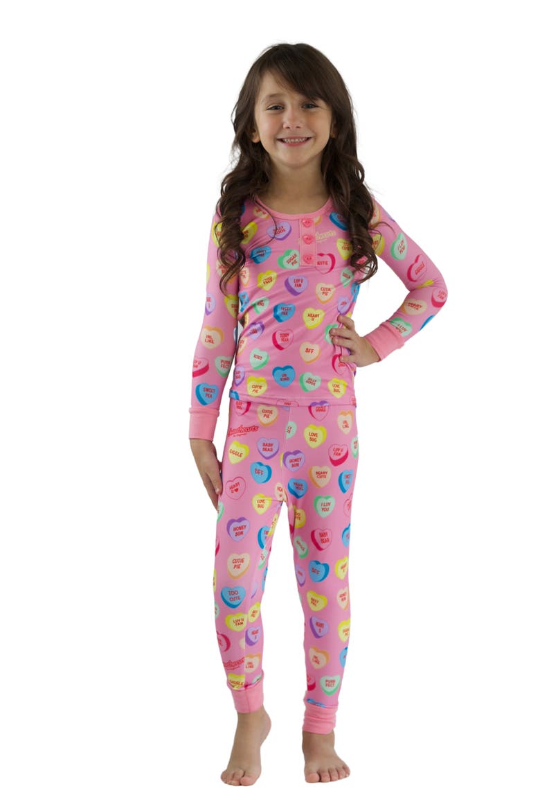 Girls Sweethearts x Mia Belle  UR SWEET Pink Pajama, Main, color, Pink