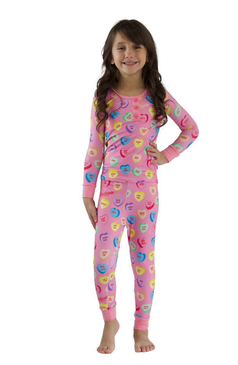 Mia Belle Girls Girls Sweethearts x Mia Belle  UR SWEET Pink Pajama, Main, color, Pink