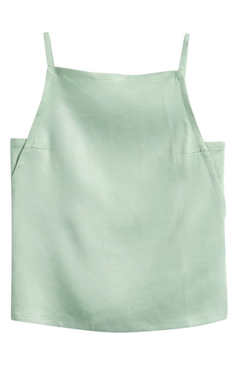 Apron Linen Blend Tank