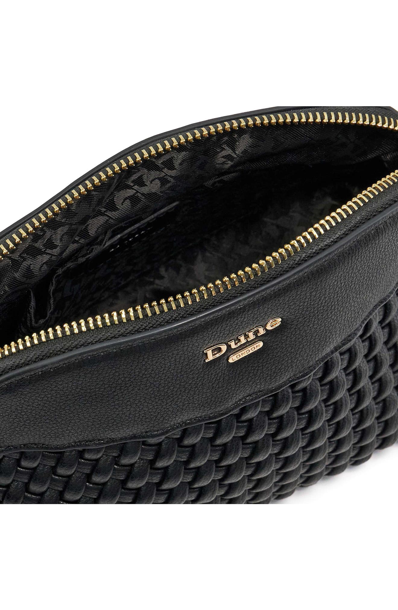 Dune London Distinct Faux Leather Crossbody Bag, Alternate, color, 