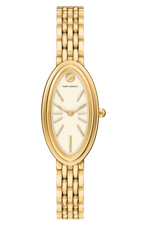 The Oval Elongated Bracelet Watch, 22mm x 38mm