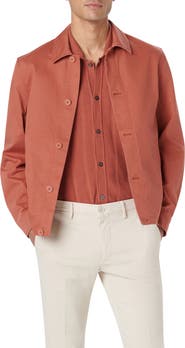 Bugatchi Button-Up Twill Jacket