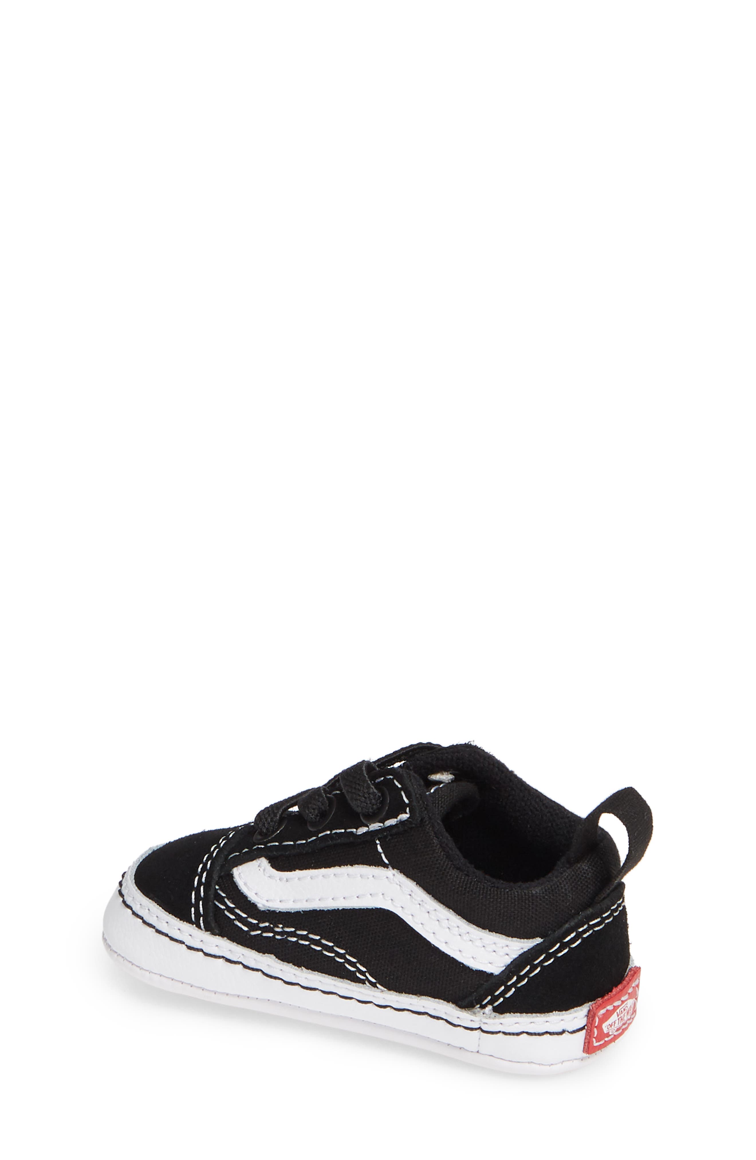 Vans Old Skool Crib Shoe, Alternate, color, Black/ True