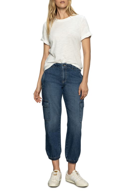 Sanctuary Perfect Roll Sleeve Cotton T-shirt In White
