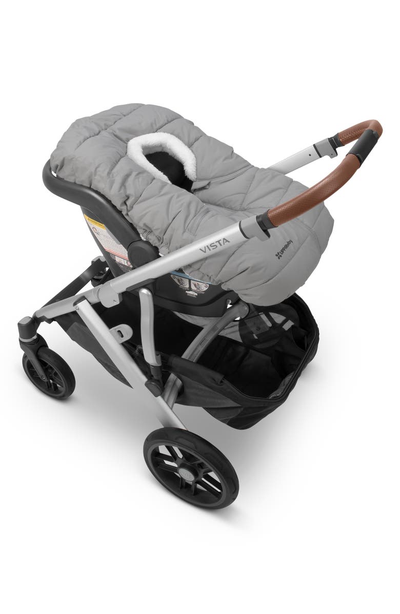 UPPAbaby Stella CozyGanoosh Mesa Infant Car Seat Muff, Main, color, Grey Brushed