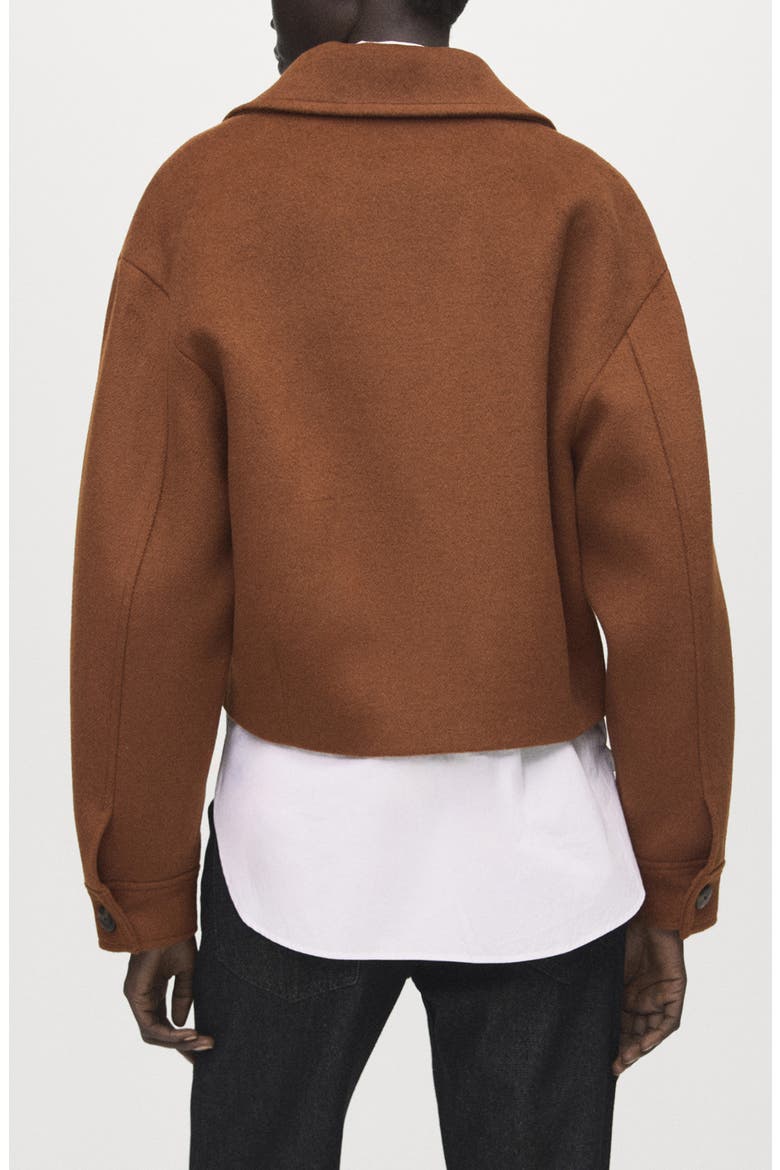 Zip Front Jacket, Alternate, color, MEDIUM BROWN