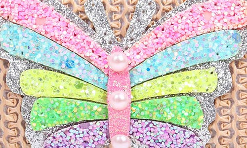Omg Accessories Kids' Cat Eye Sunglasses & Butterfly Case Set In Lollipop