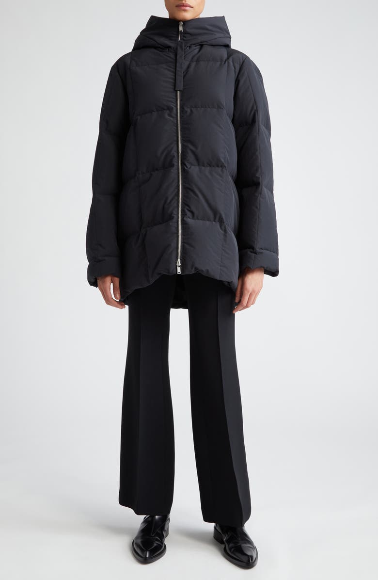 Jil Sander Down Hooded Coat, Alternate, color, 