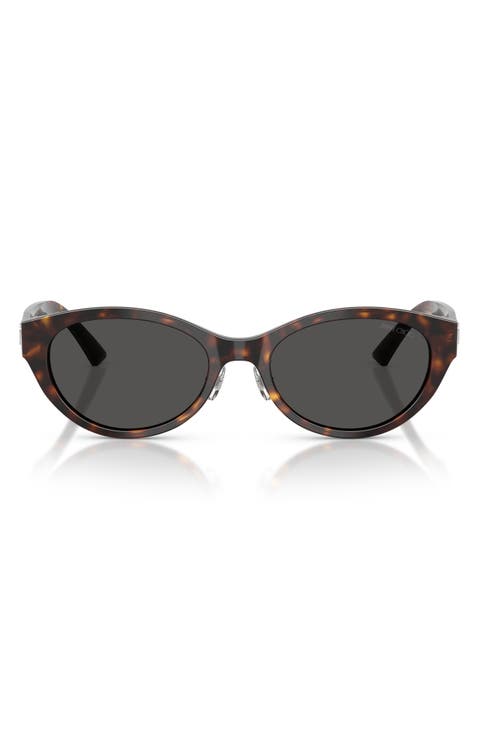 55mm Oval Sunglasses