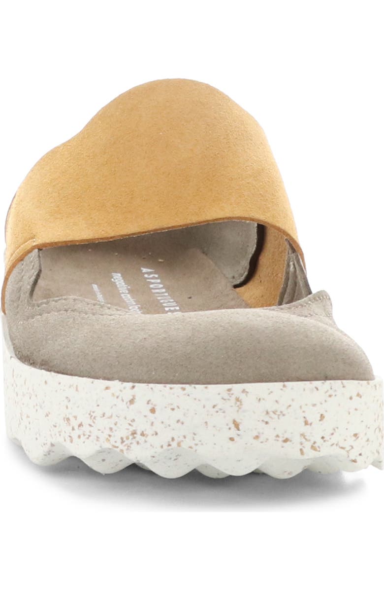 Asportuguesas by Fly London Cana Slide Sandal, Alternate, color, 009 Taupe/Camel Faux