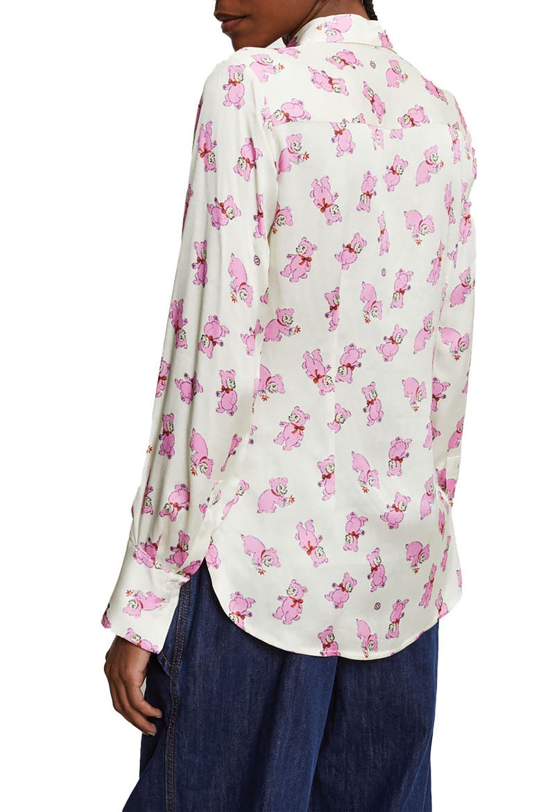 Viscose Maxi Shirt, Alternate, color, White