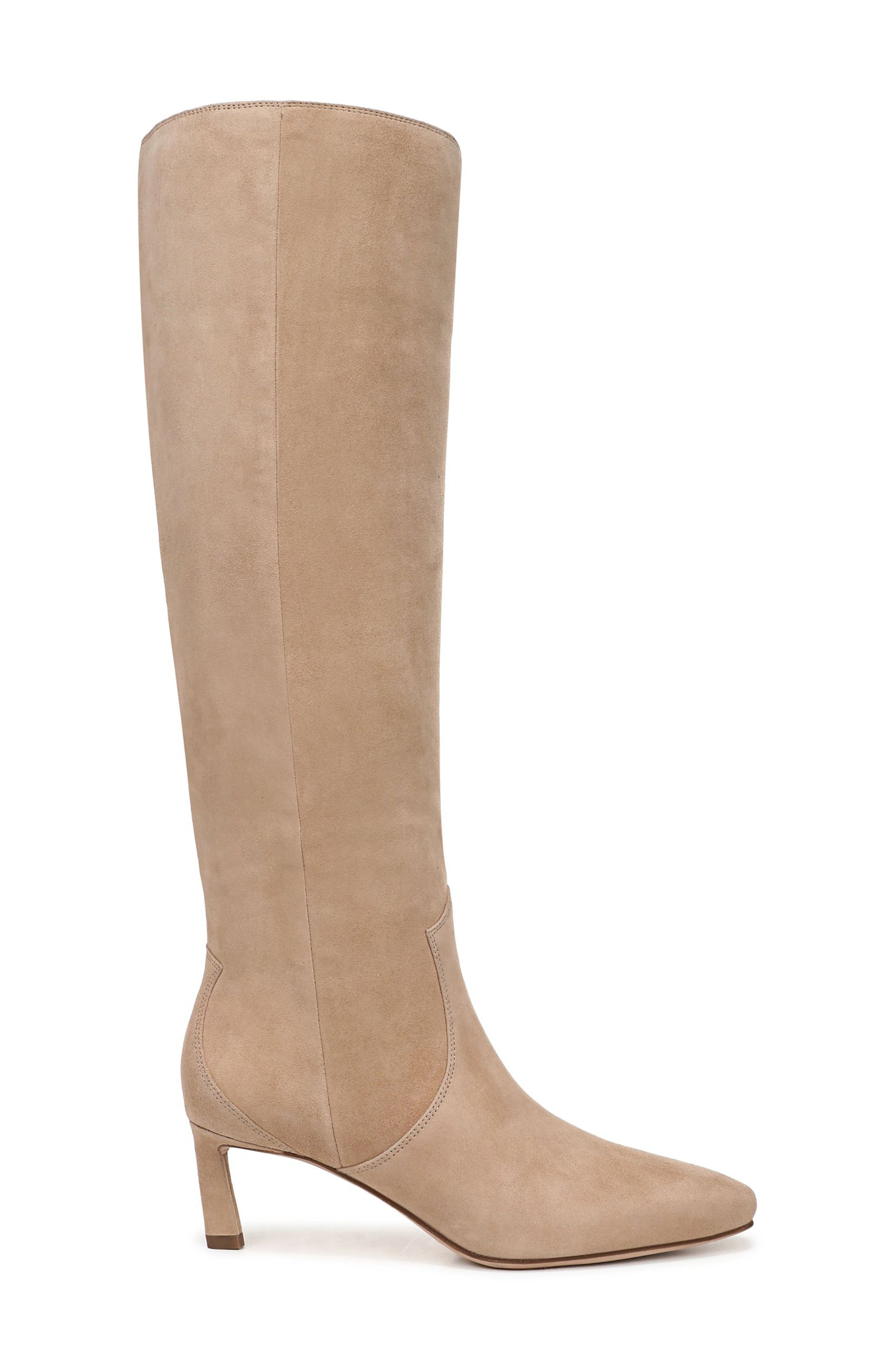 Veronica Beard Kinna Knee High Boot, Alternate, color, Sand