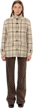 GERARD DAREL Manuela Oversize Checked Coat