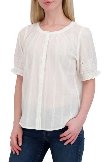 LUCKY BRAND LUCKY BRAND BUTTON FRONT SHIRT