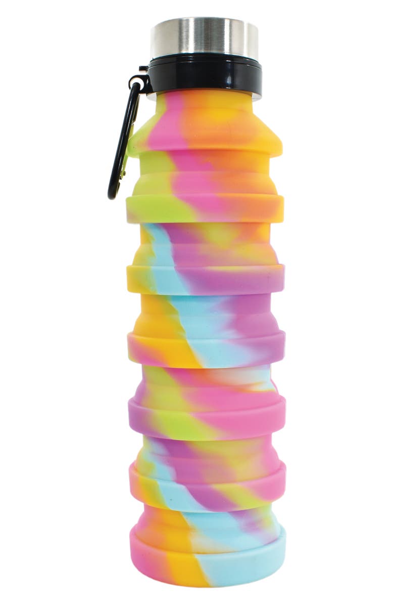Iscream Tie Dye Collapsible Water Bottle, Alternate, color, 