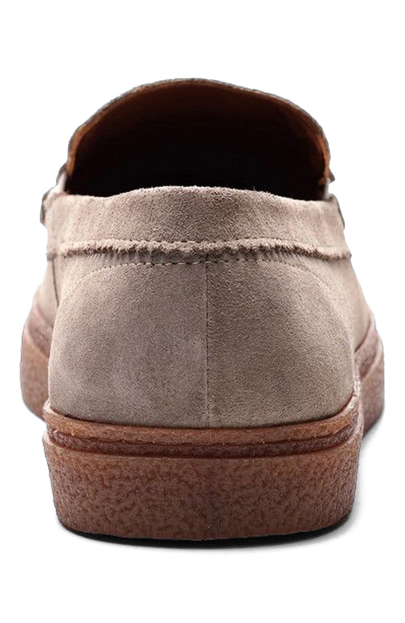 CARLOS SANTANA Baez Tassel Sneaker, Alternate, color, Earth Grey Suede