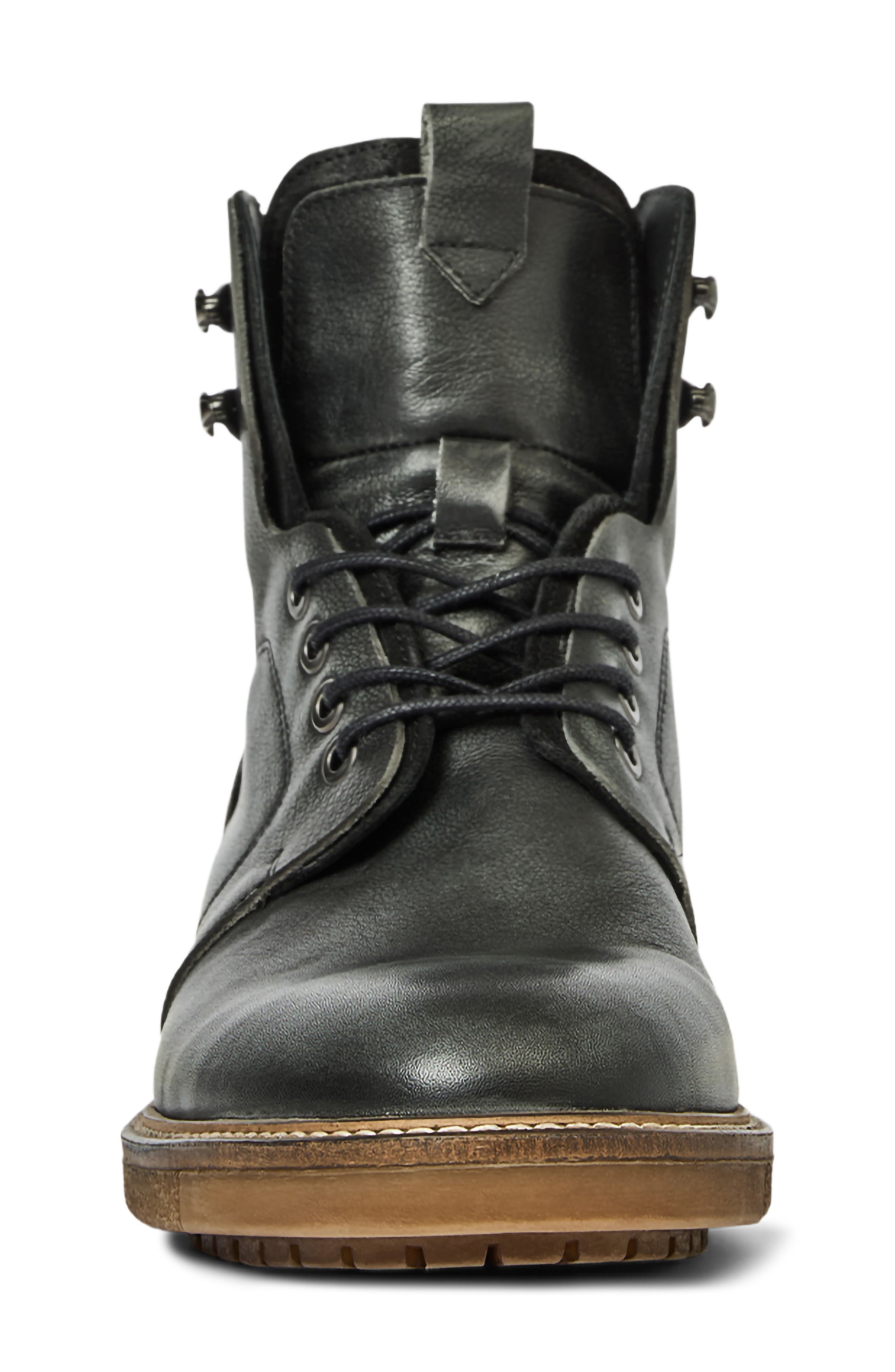 Rovello Water Repellent Boot, Alternate, color, BLACK CALF