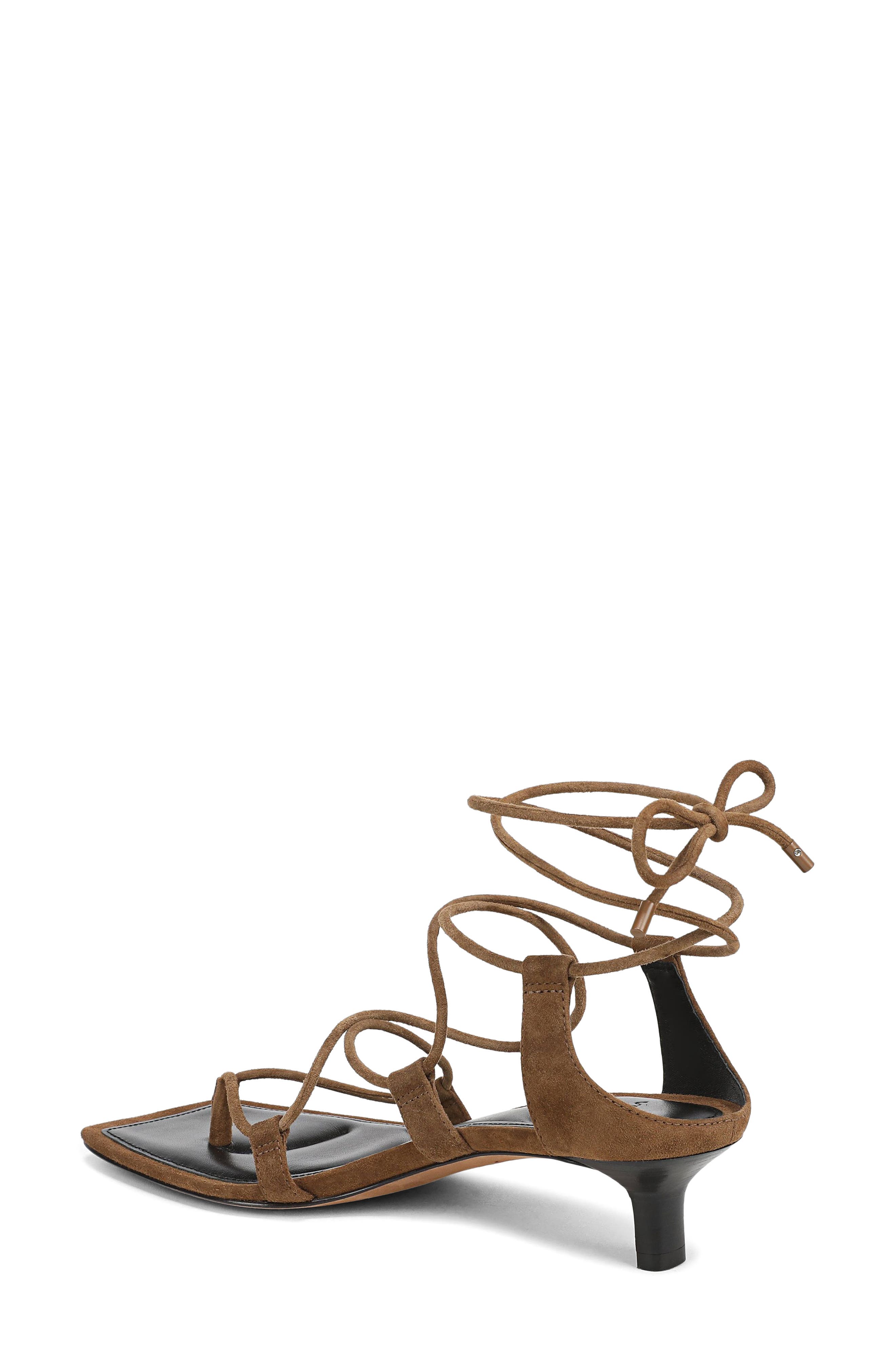 Paulette Ankle Wrap Sandal, Alternate, color, ELMWOOD