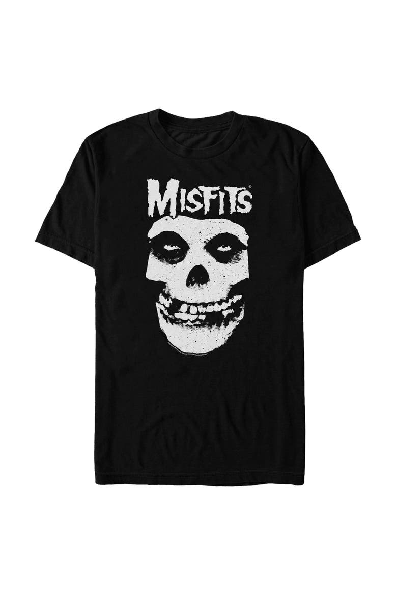Men's Misfits Classic Fiend Skull Logo Graphic Tee, Main, color, Black