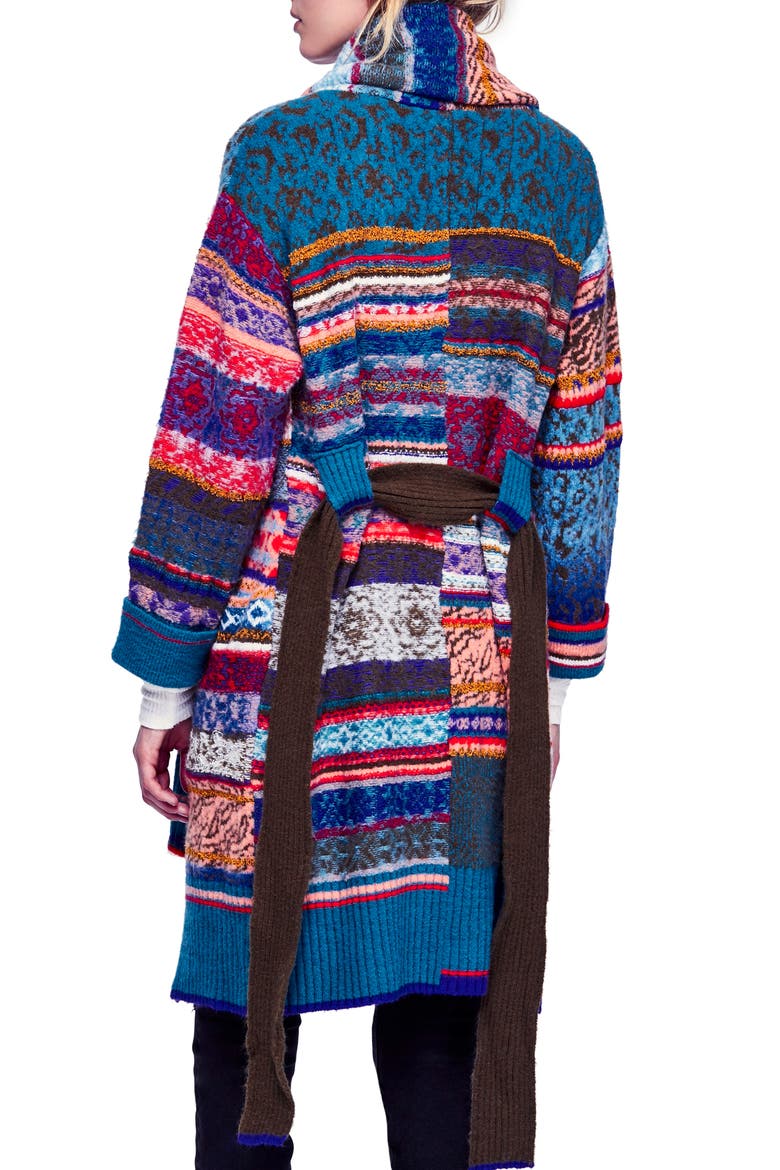 Fantasia Fair Isle Cardigan, Alternate, color, ASSORT