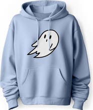 Dalix Giant Ghost Fleece Hoodie