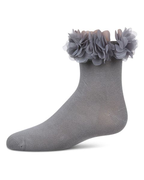 Floral Halo Anklet Socks (Baby)