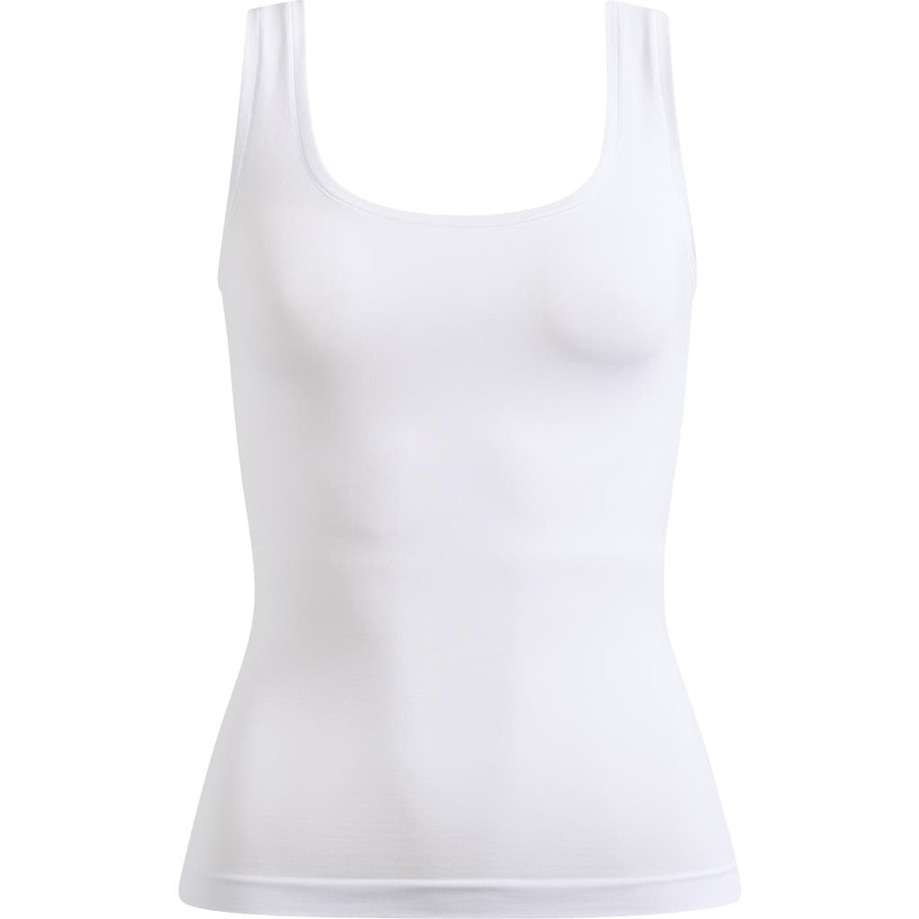 Nordstrom Seamless Smoothing Tank In White