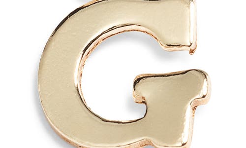 Nashelle Initial Charm In Gold Fill - G