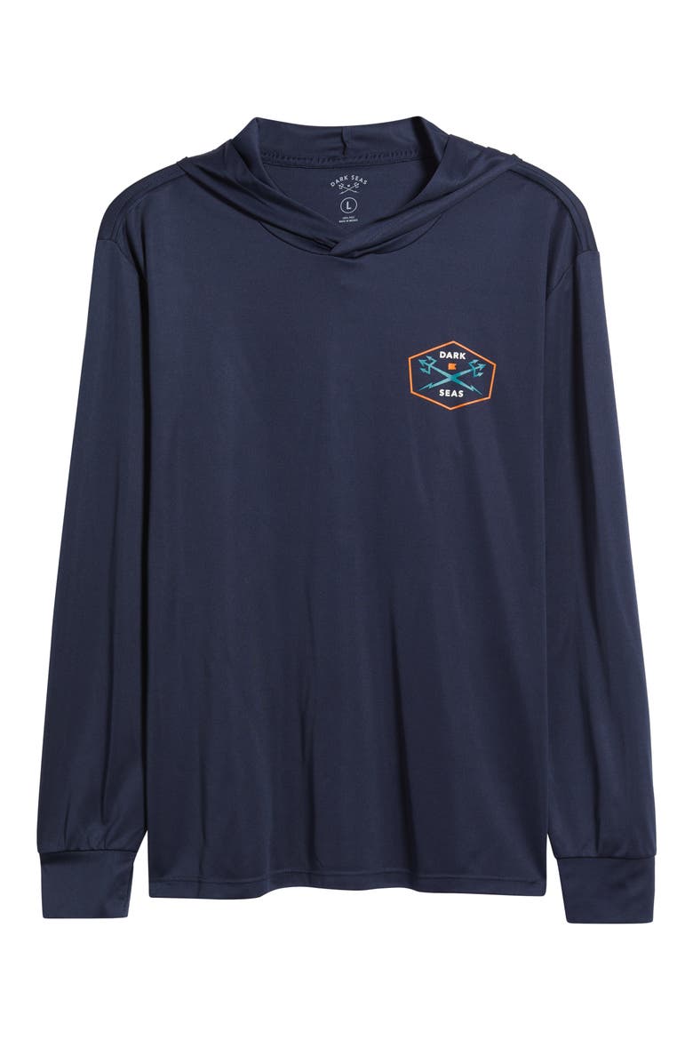 Progressive UPF Hooded Long Sleeve T-Shirt, Alternate, color, NAVY