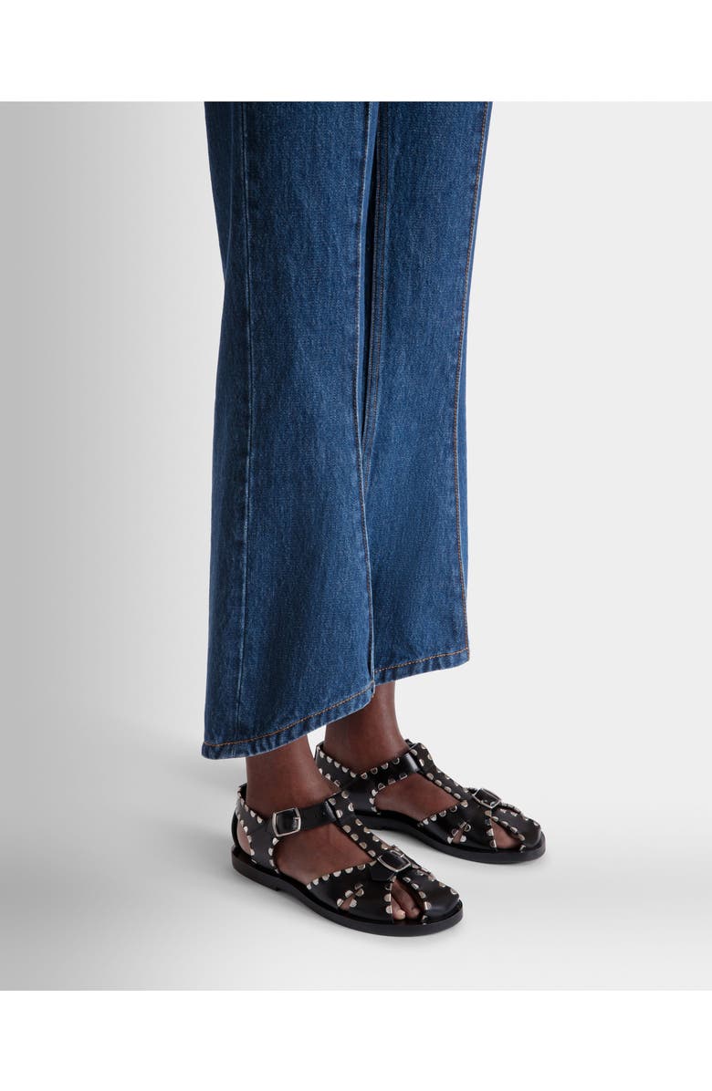 Bally Salis Flat Sandal, Alternate, color, Black