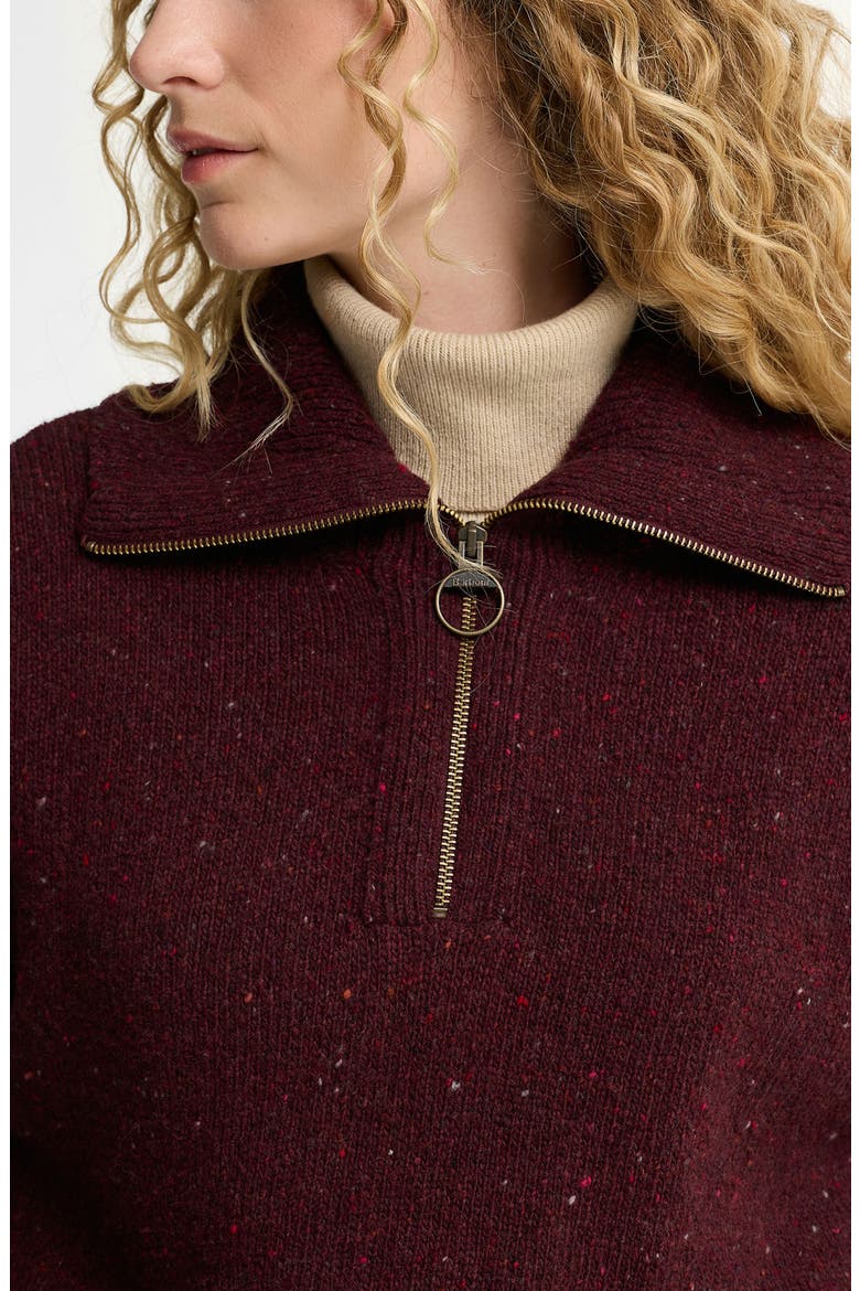 Lavensdale Wool Blend Half-Zip Sweater, Alternate, color, FIG