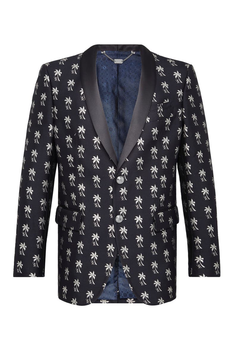 Blazer Palms Men, Main, color, darkblue