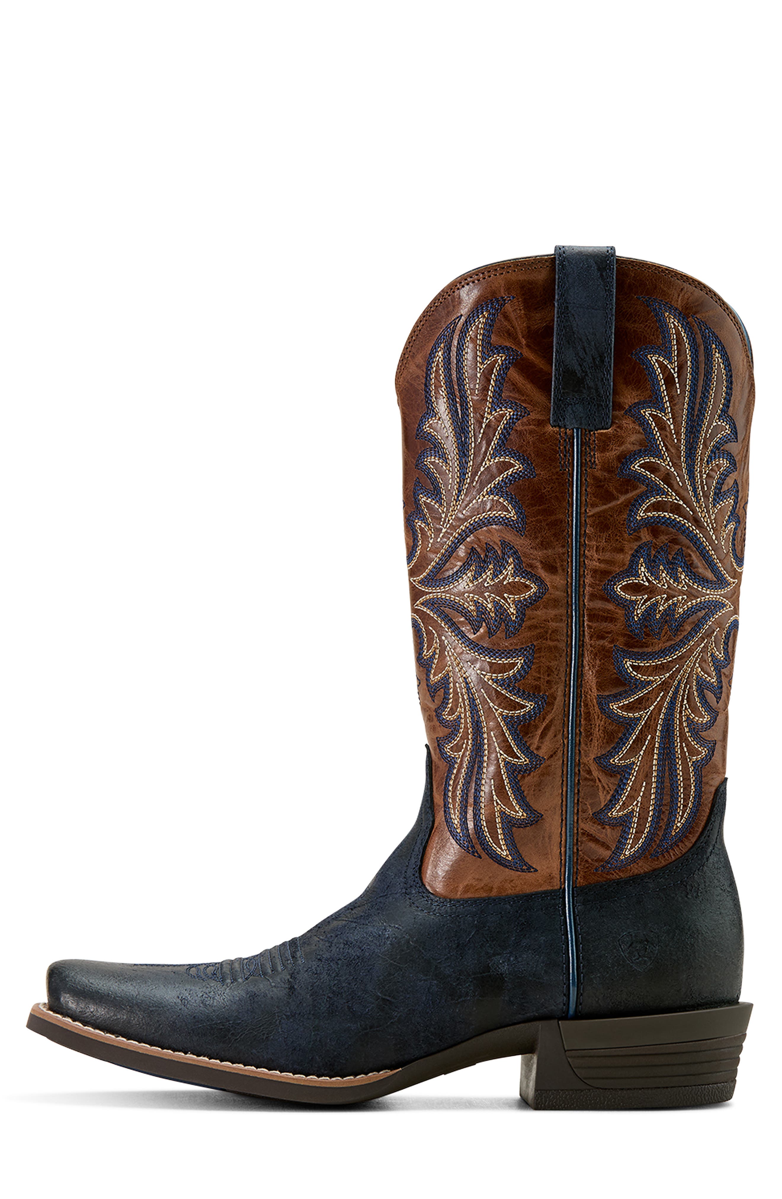 Ariat Hustler Western Boot, Alternate, color, Blue