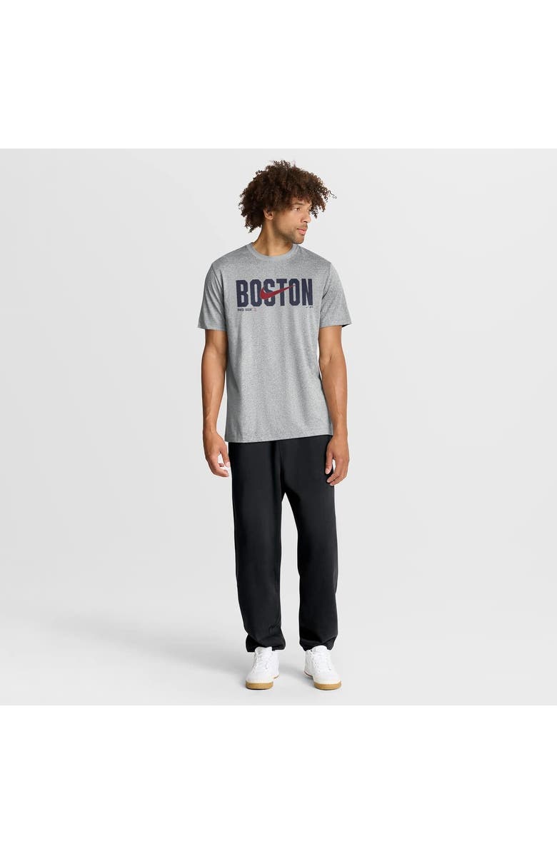 Nike Men's Nike Heather Gray Boston Red Sox Swoosh Legend Dri-FIT T-Shirt, Alternate, color, Heather Gray