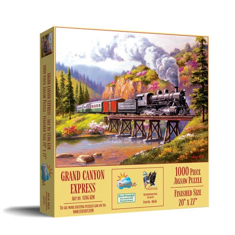 Grand Canyon Express 1000 piece Jigsaw Puzzle for Adults