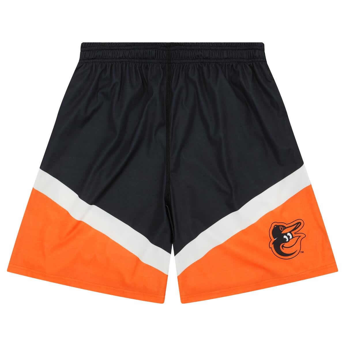 Men's FOCO Black/Orange Baltimore Orioles Colorblocked Shorts (Men