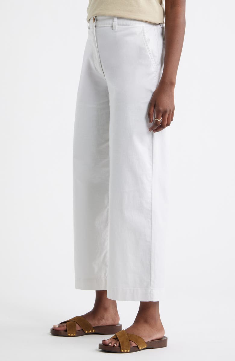 Caslon<sup>®</sup> Easy Straight Leg Pants, Alternate, color, White