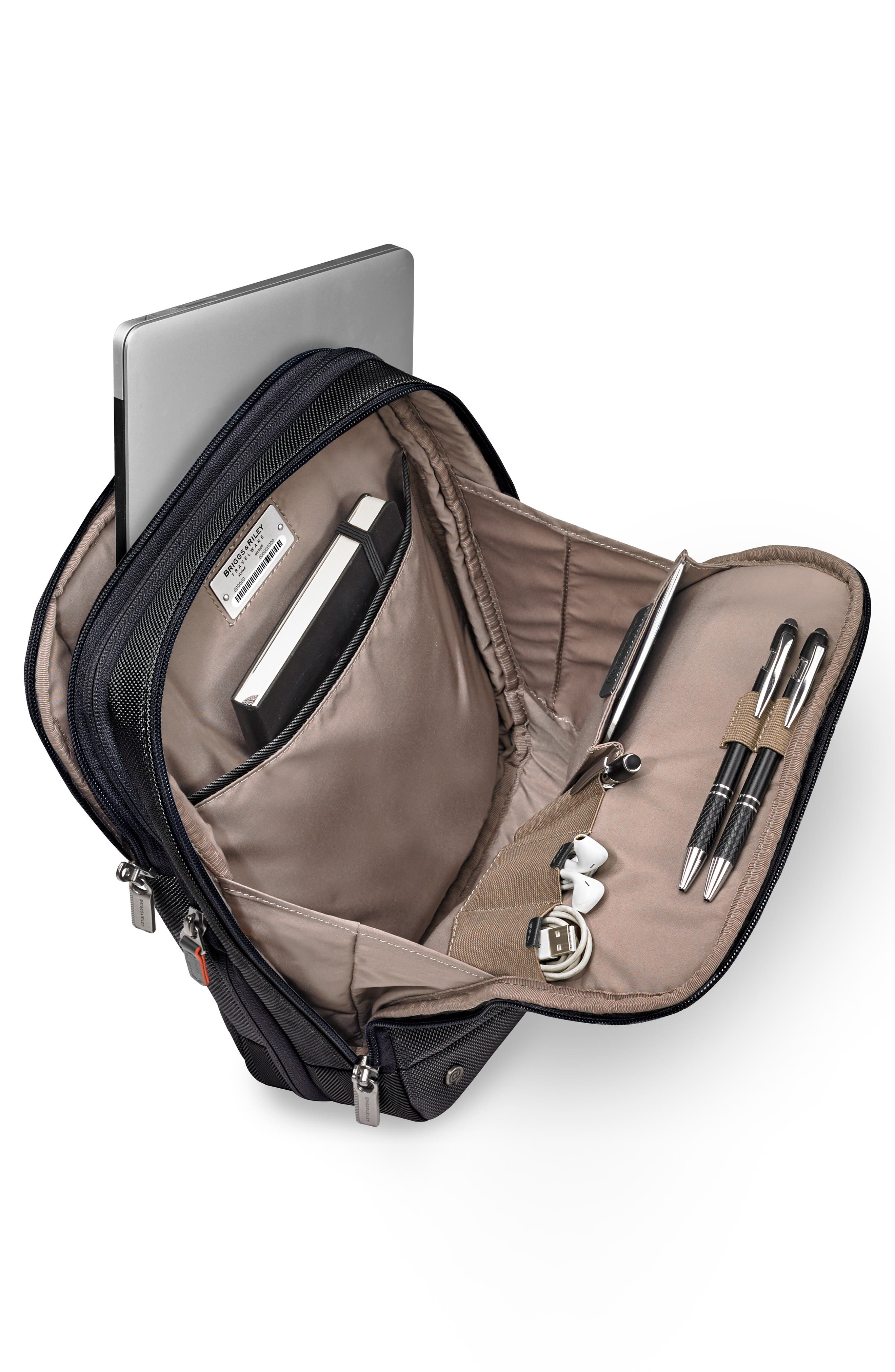 Briggs & Riley @work Expandable Ballistic Nylon Crossbody Bag with RFID Pocket, Alternate, color, 