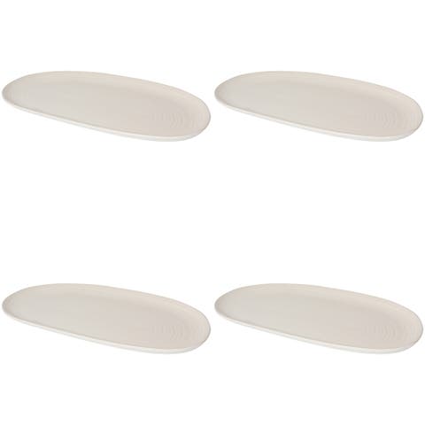 Set of 4 Oval Platter 15 Inch