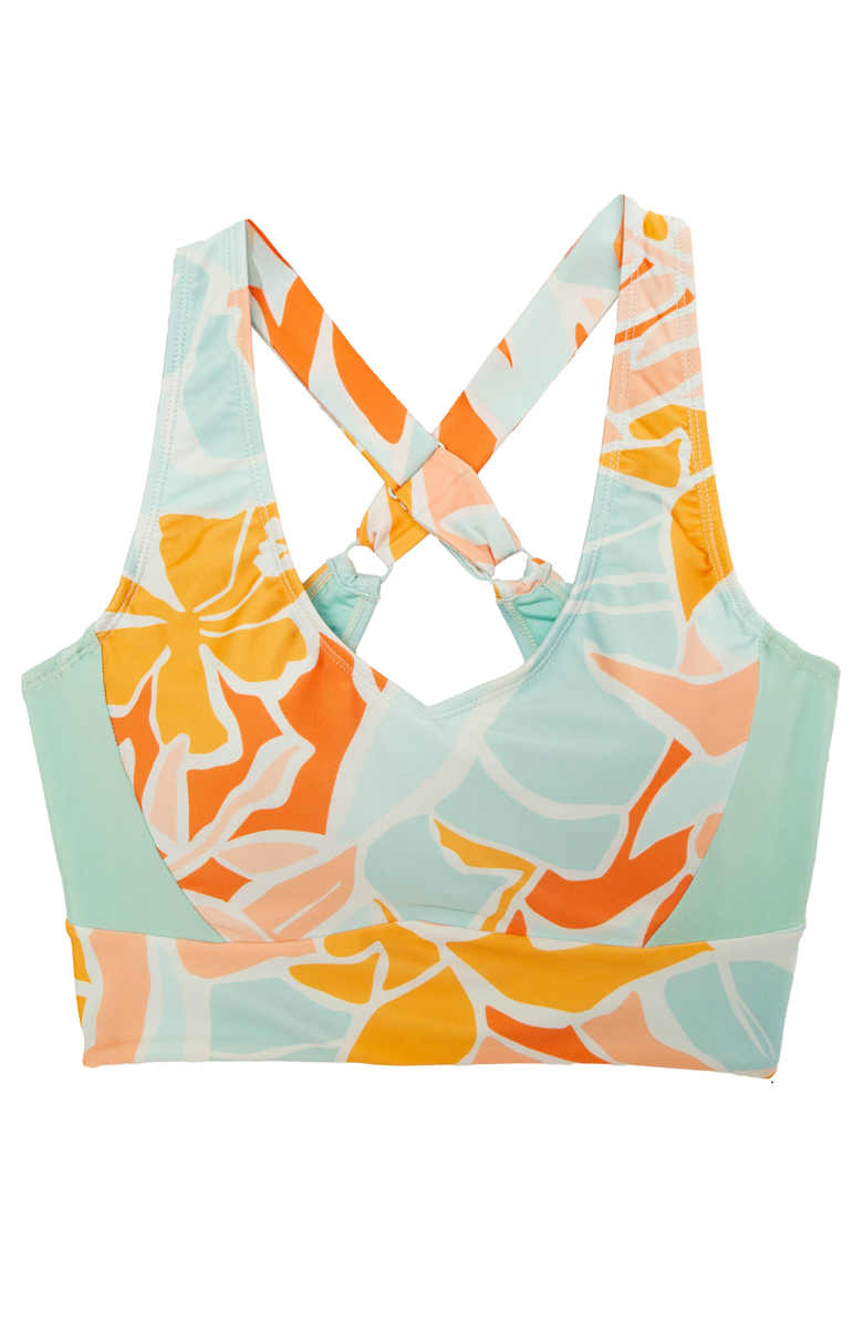 Nani Underwire V-Neck Swim Top, Alternate, color, Calista