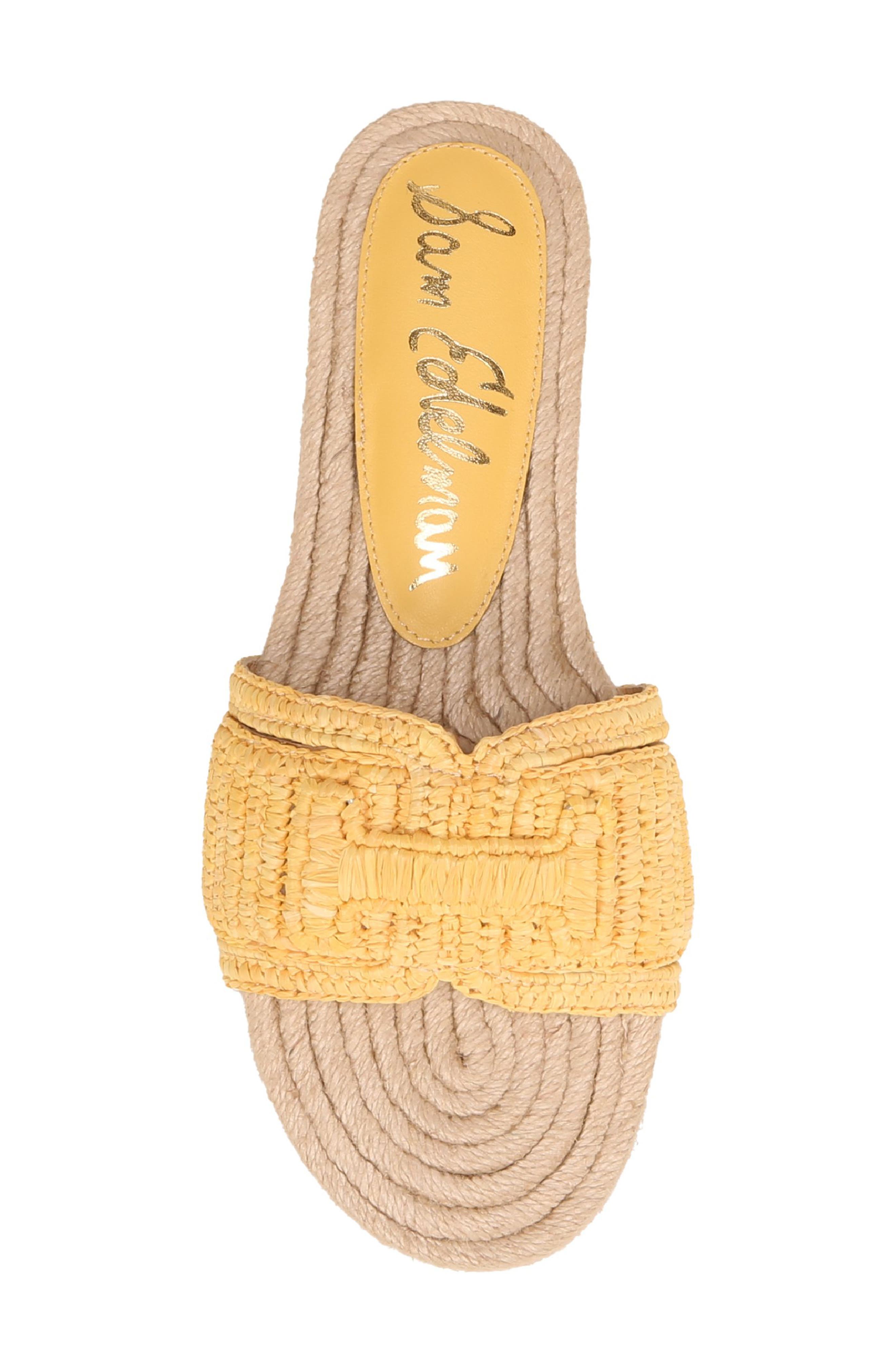 Miya Slide Sandal, Alternate, color, WARM MARIGOLD